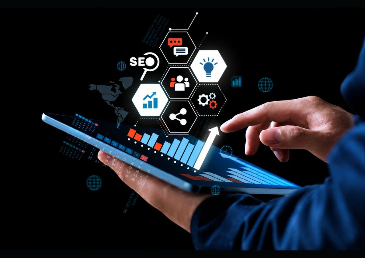 SEO and digital marketing strategy concept